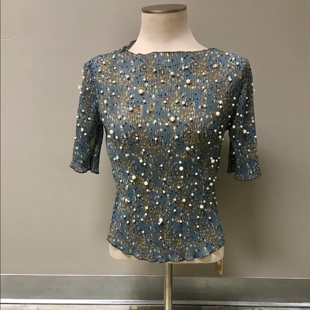 Pearl top and jeans set